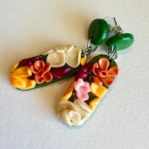 Floral earrings
